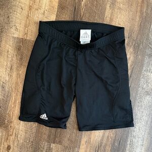 Adidas Black padded cycle Performance Shorts